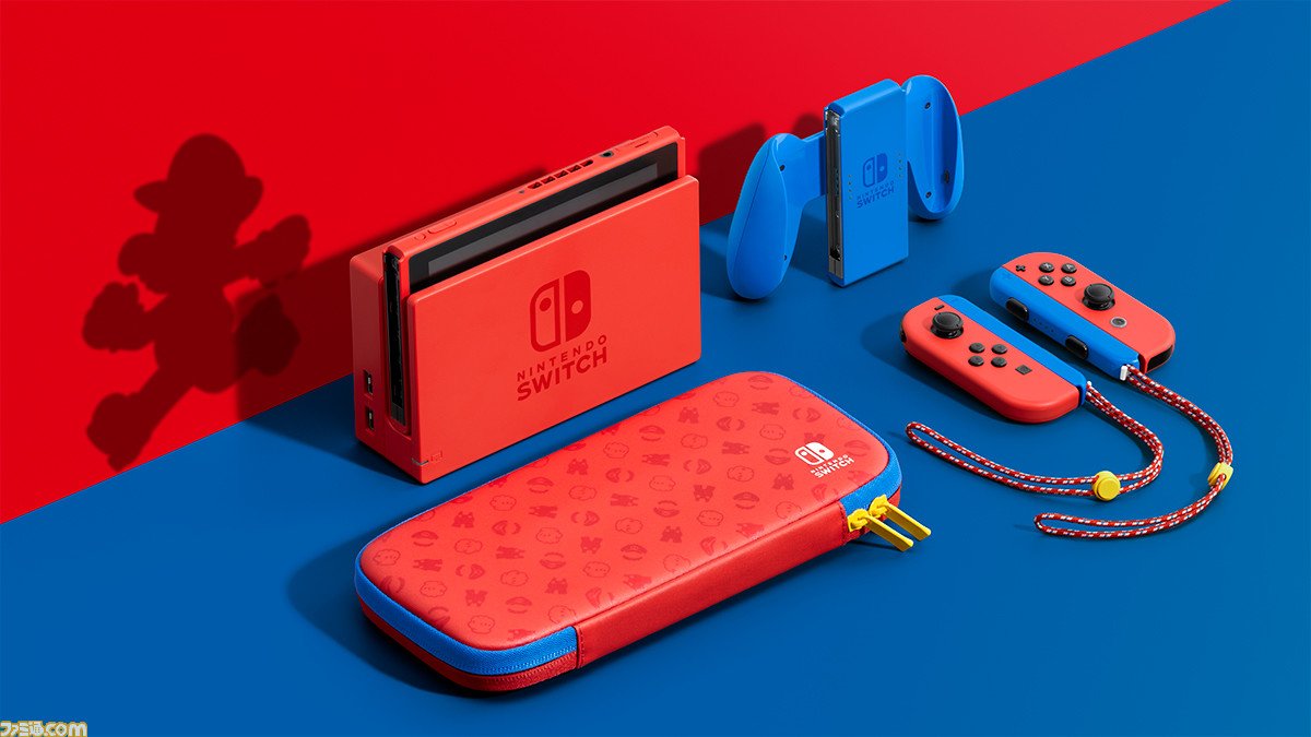 【1/25予約開始】Nintendo Switch マリオレッド×ブルー セット | ペブログ